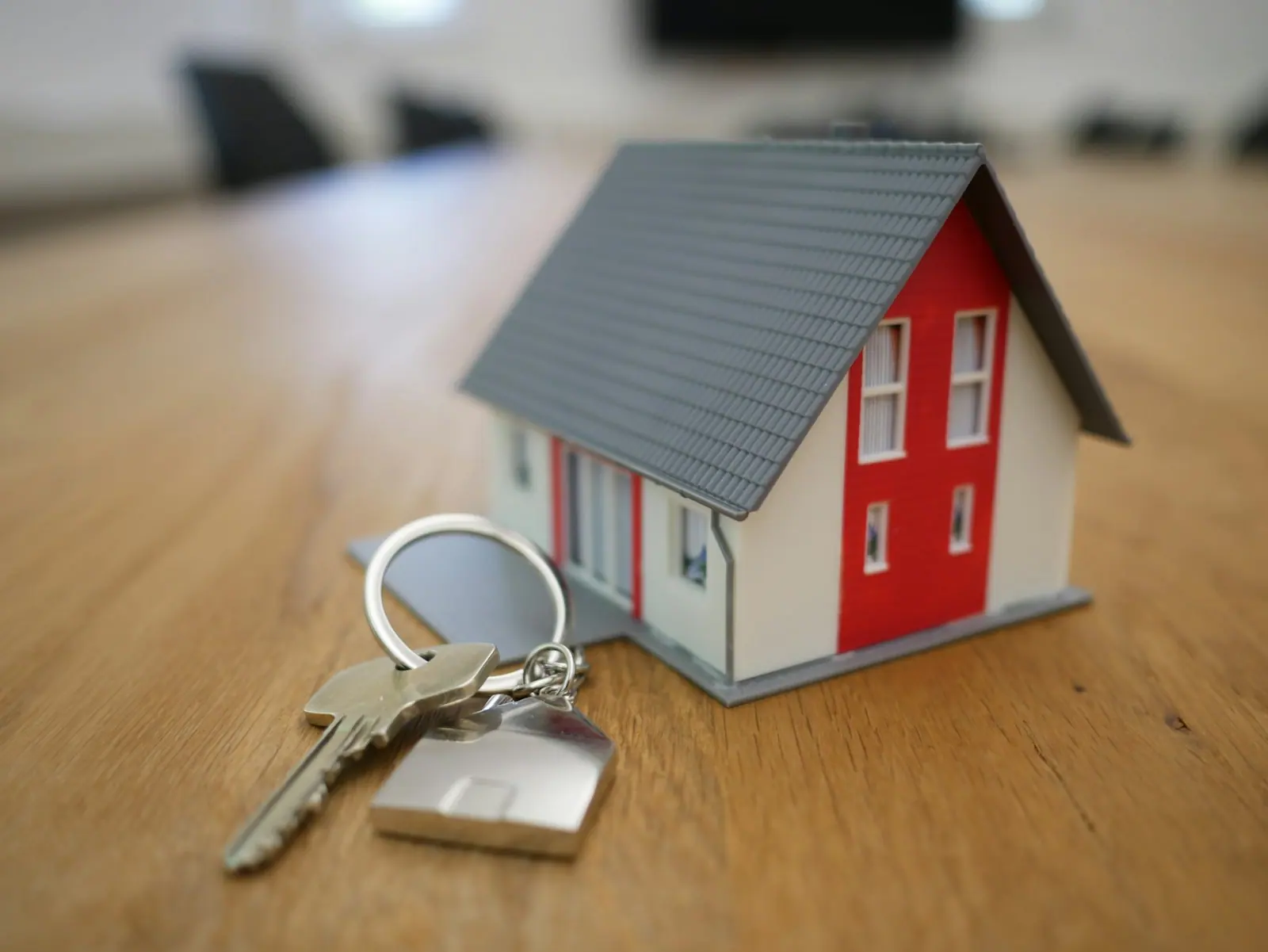 Handover of keys after a completed property transaction